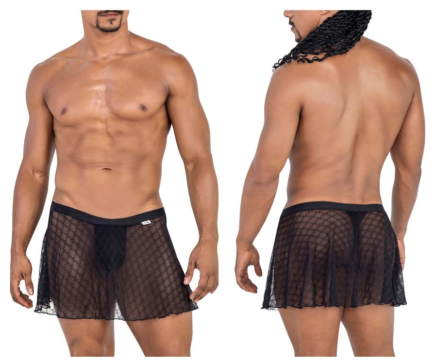 Mens Mesh Skirt CandyMan 99813